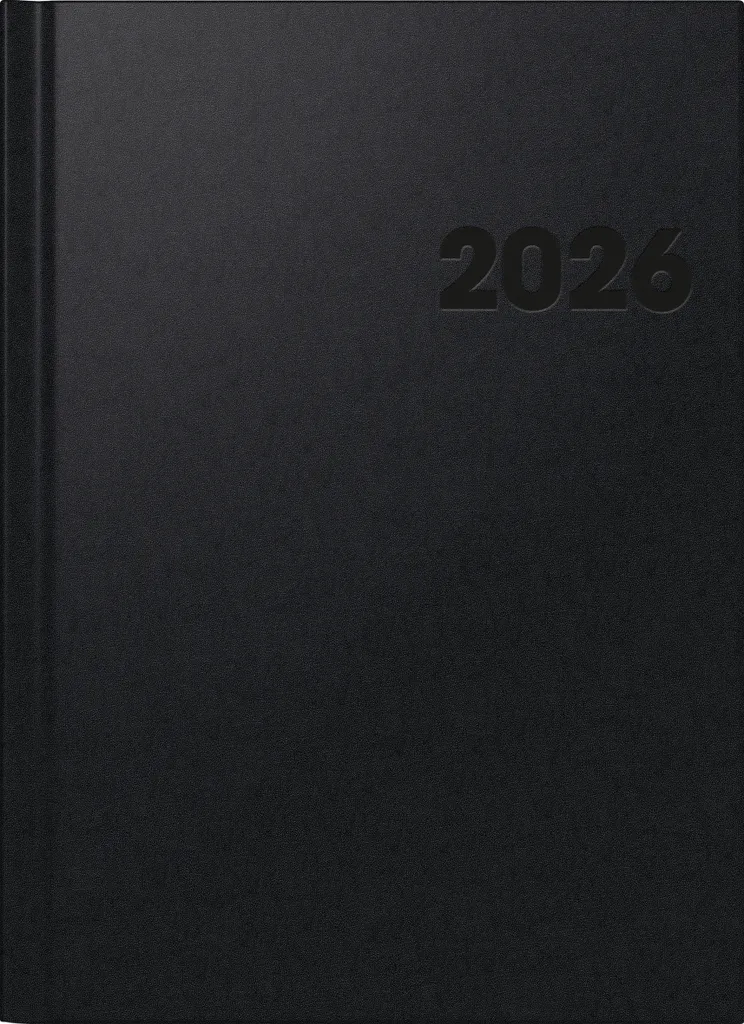 Agenda Planning A4 Noir BRUNNEN : Organisez votre Semaine de Travail