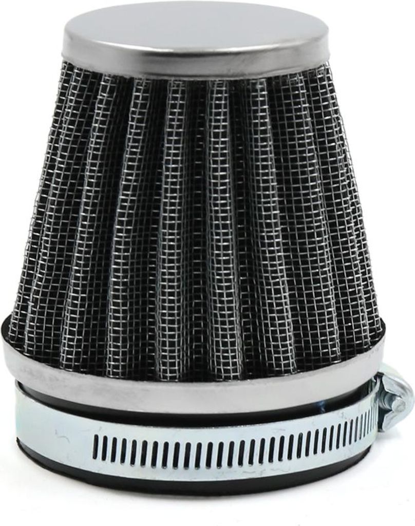universell keglich Motorrad Luftreiniger Entlüfter Filter Café-Rennfahrer 60mm