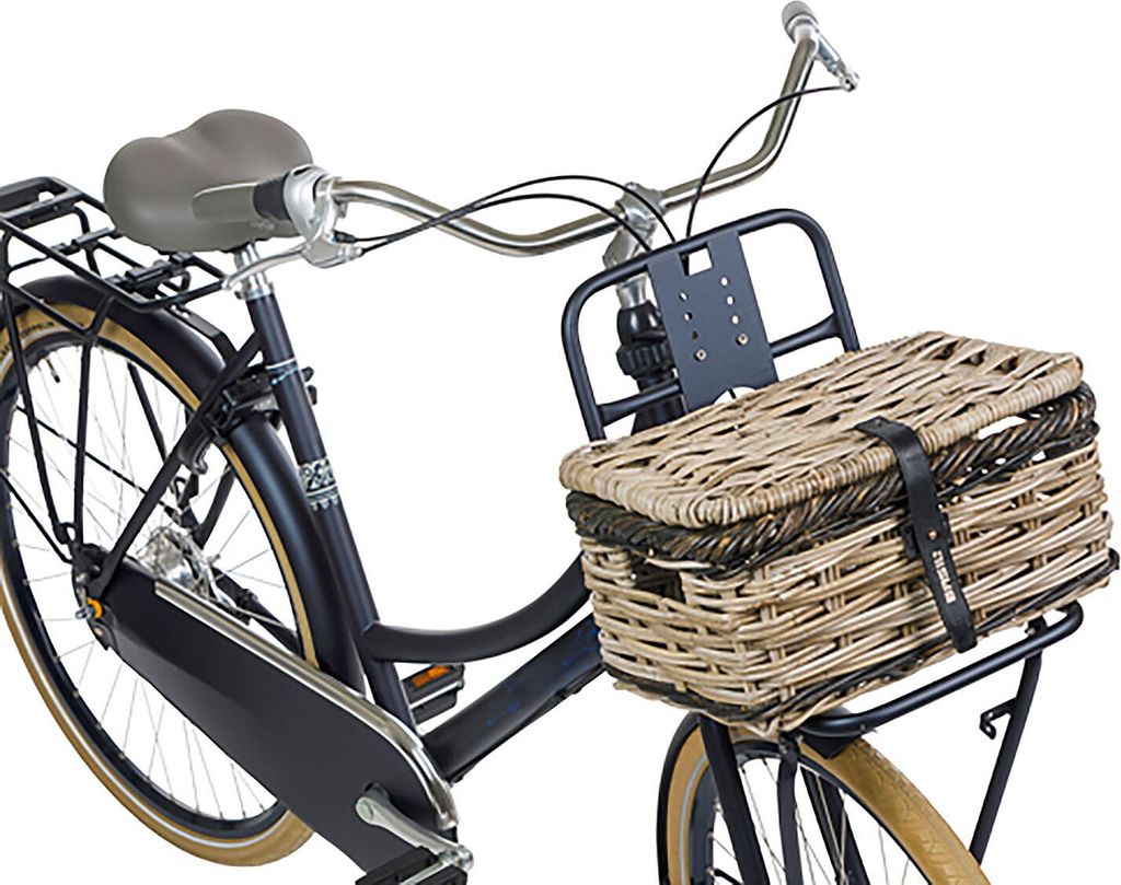 Basil V.R.-Korb Green Life  Fahrradkorb Aus Rattan, Gre M, Naturbraun,  Neu Fahrrad Korb Basil