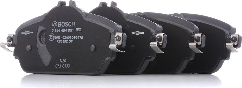 BOSCH 0 986 494 951 - OE A 000 420 87 00 Bremsbeläge für C-Klasse (W205), C-Klasse (A205), C-Klasse (C205), C-Klasse (S205), E-Klasse (W213), E-K...