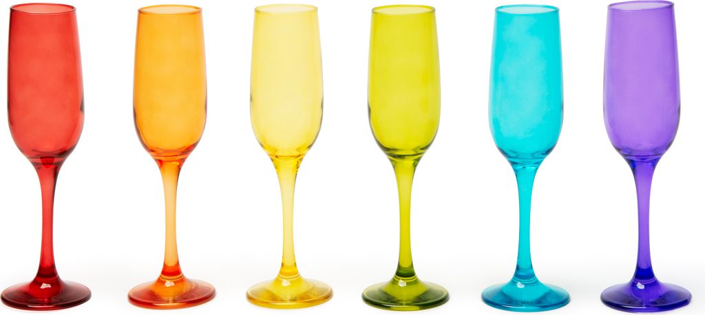 Excelsa set von 6 flöten Varadero glas 25 cl bunt Produktbild 