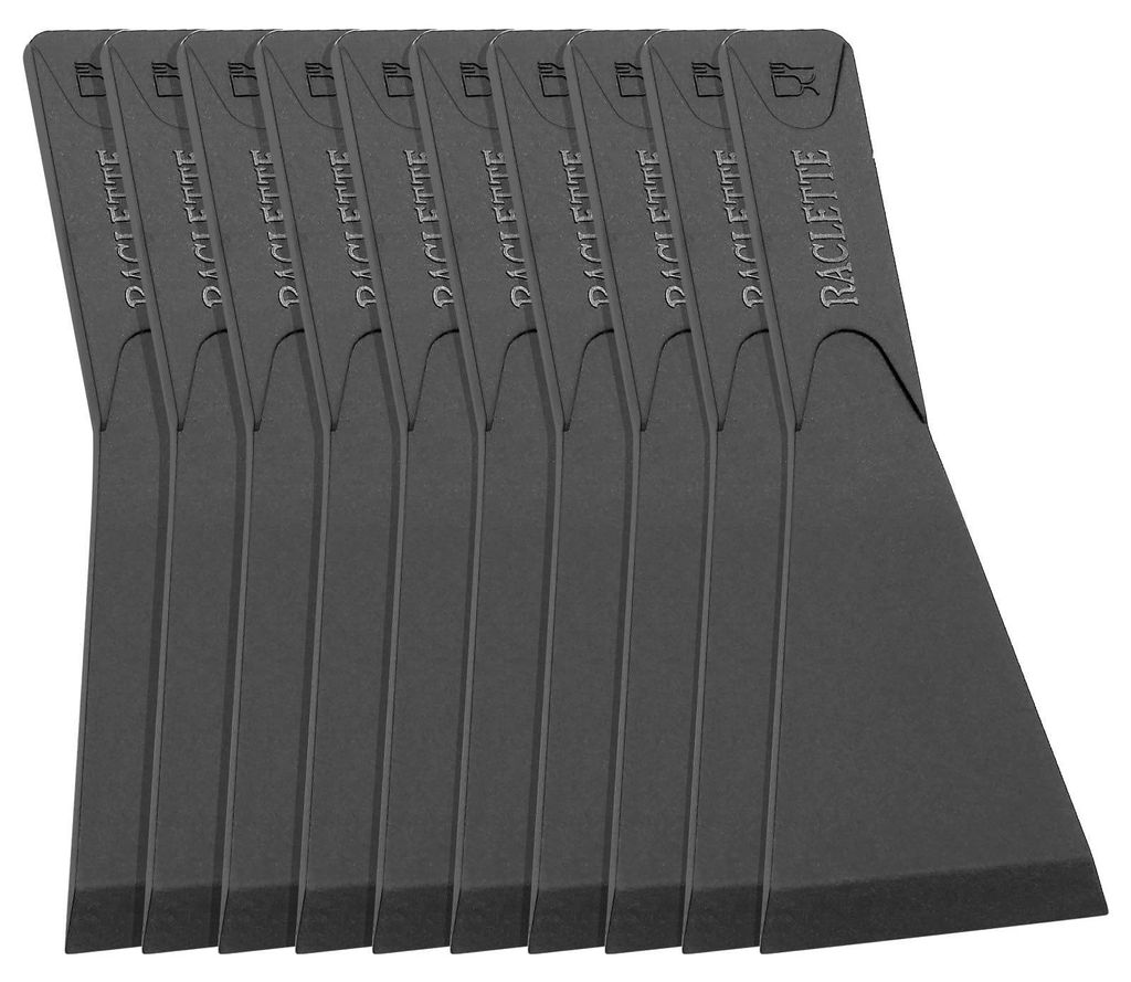 10-teiliges Raclette-Wender-Set, antihaftbeschichteter Raclette-Schaber, Raclette-Wender, Raclette-Schaber, Nylon-Schaber, Käsebesteck, Grills, Sc...