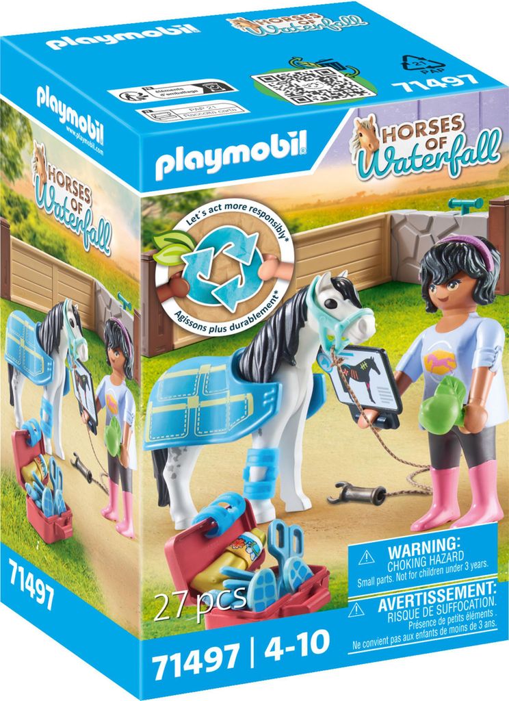 PLAYMOBIL Horses of Waterfall 71497 Thérapeute équin Image du produit 
