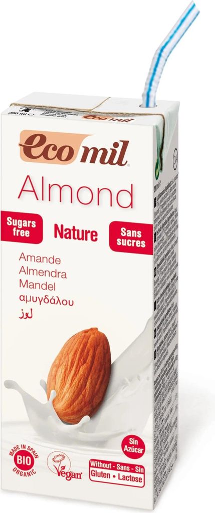 Nutriops Ecomil Almond Natural Organic 200ml Zdjęcie produktu 