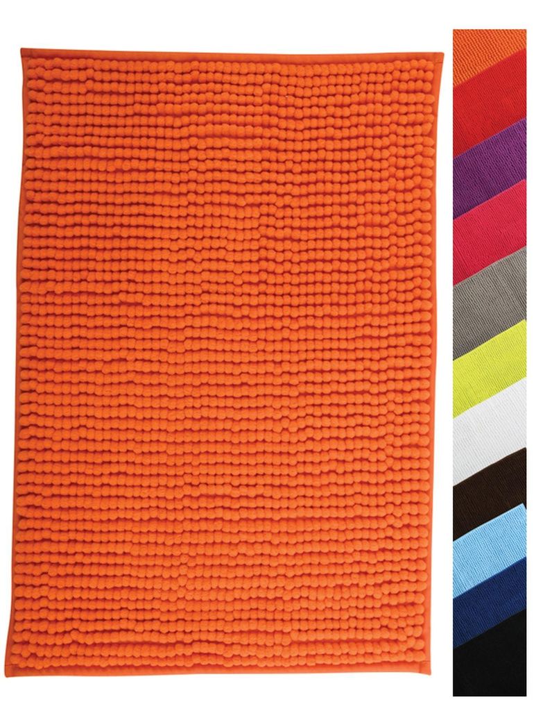 MSV 3700703956099, Oranje, Effen, Rechthoekig, Polyester, Productafbeelding 