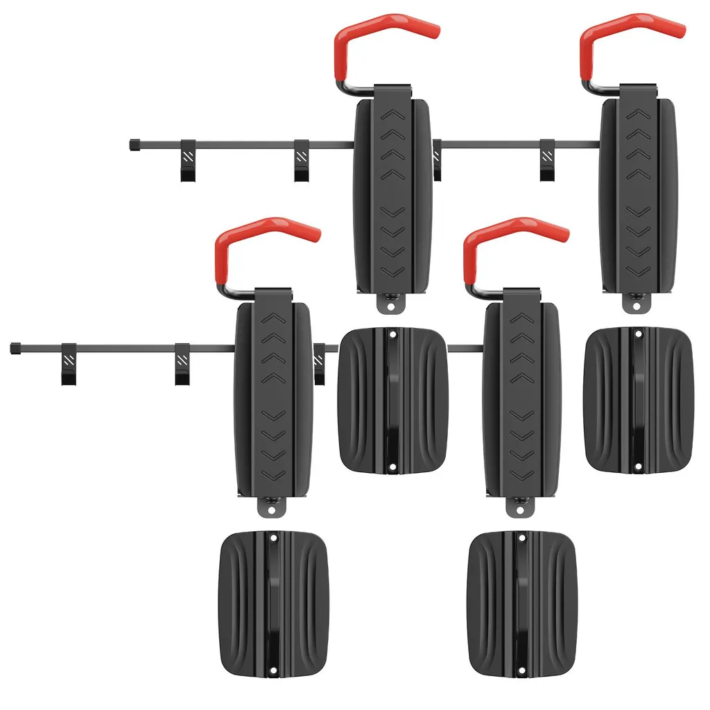 Support de vélo mural gain de place Maclean MC-499 pour garage x4