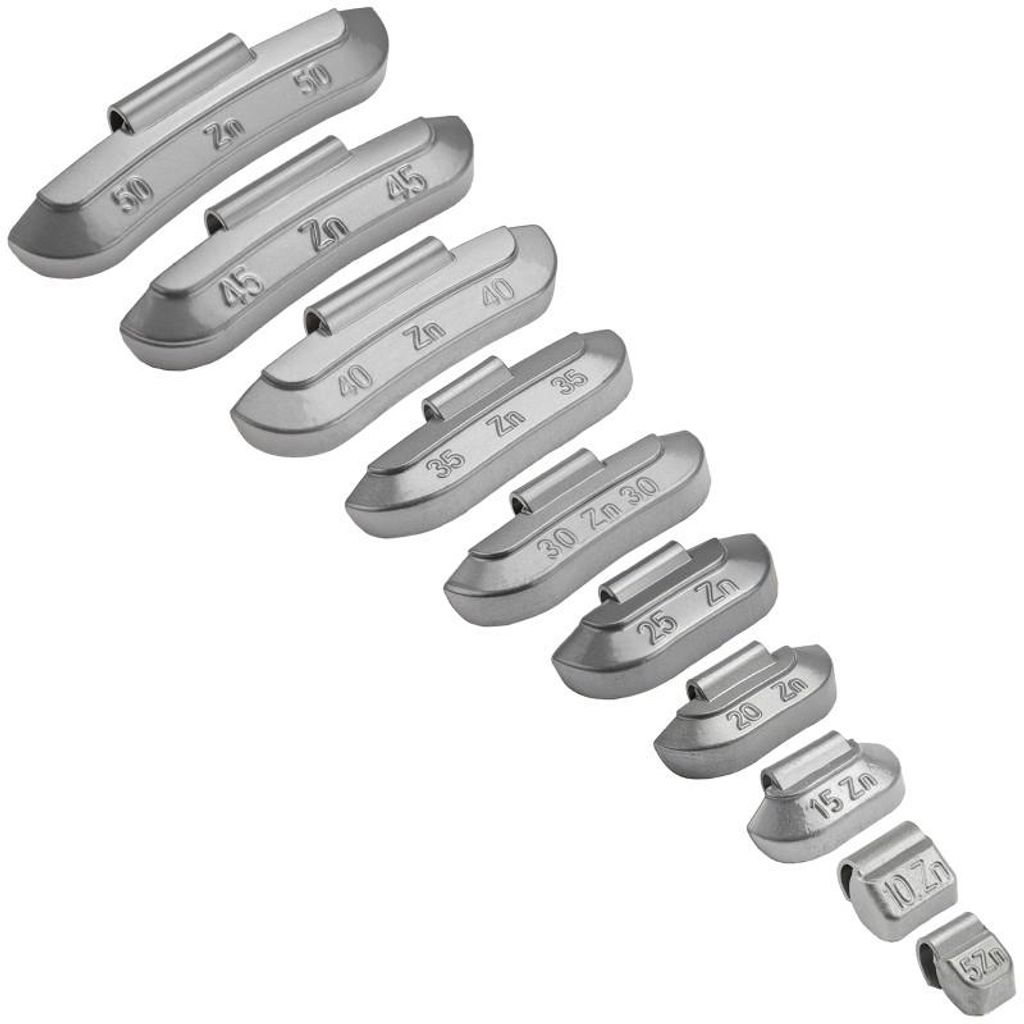Set di pesi d'impatto 5-50g 500 pezzi pesi di bilanciamento Immagine del prodotto 
