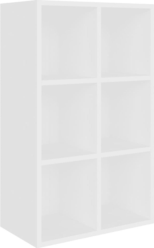 vidaXL Bibliothèque/Sideboard Blanc 66x30x98 cm Bois Image du produit 