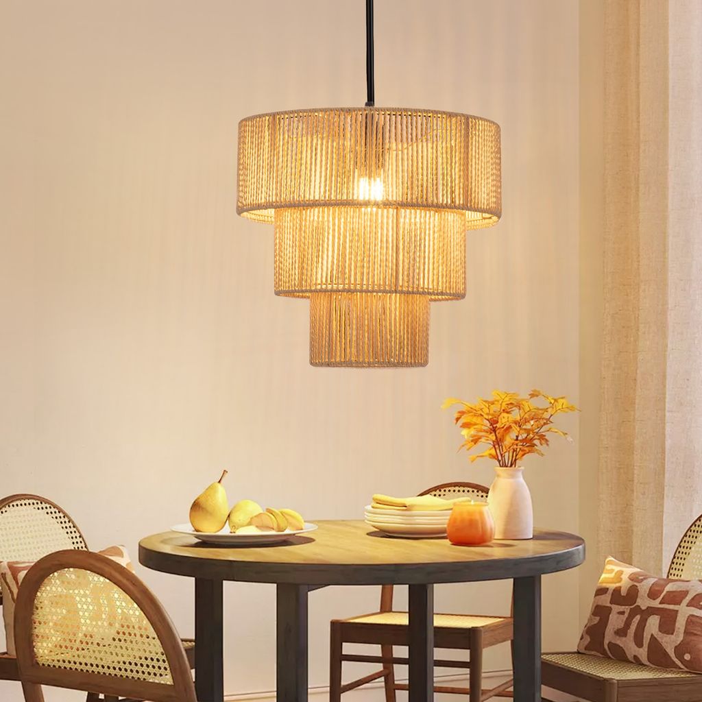ZMH Hängelampe Esstisch Pendelleuchte Wohnzimmer Ratten E27 Produktbild 