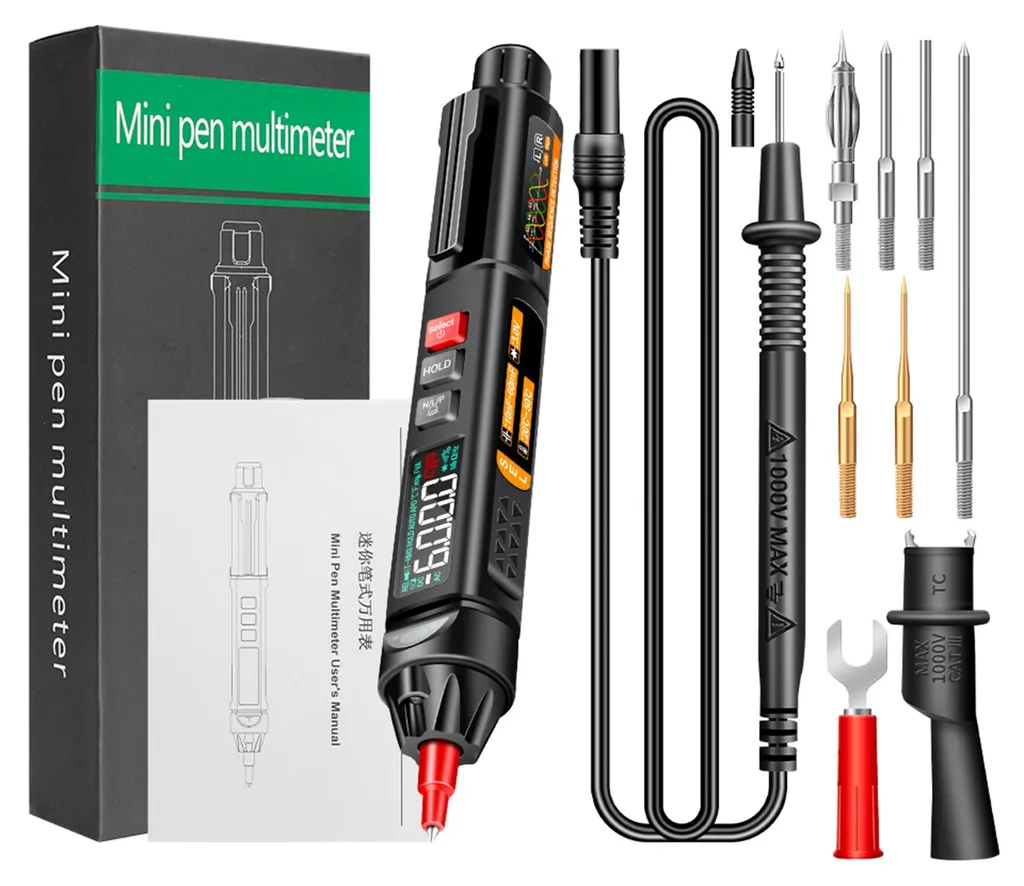 Multimètre stylo Aneng A3009 avec fonction vocale et écran VA inversé