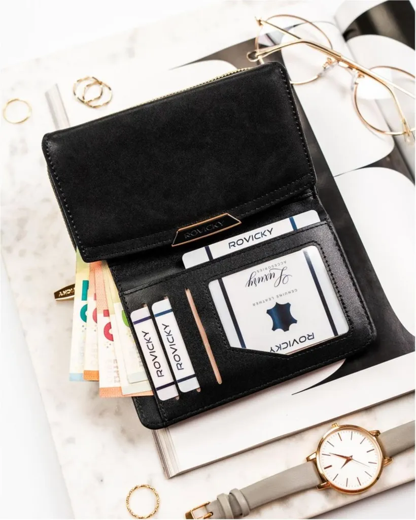 Portefeuille Rovicky 307900 avec blocage RFID et cuir souple premium - 4