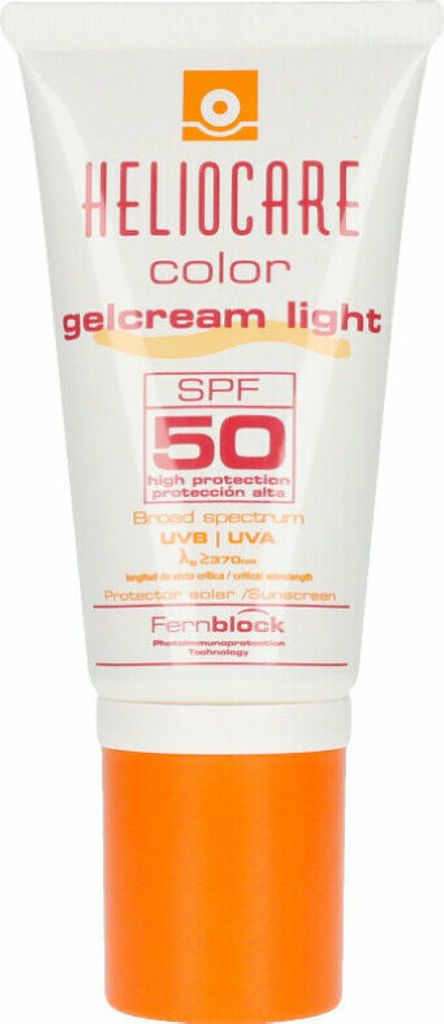 A product shot of a tube of sunscreen.