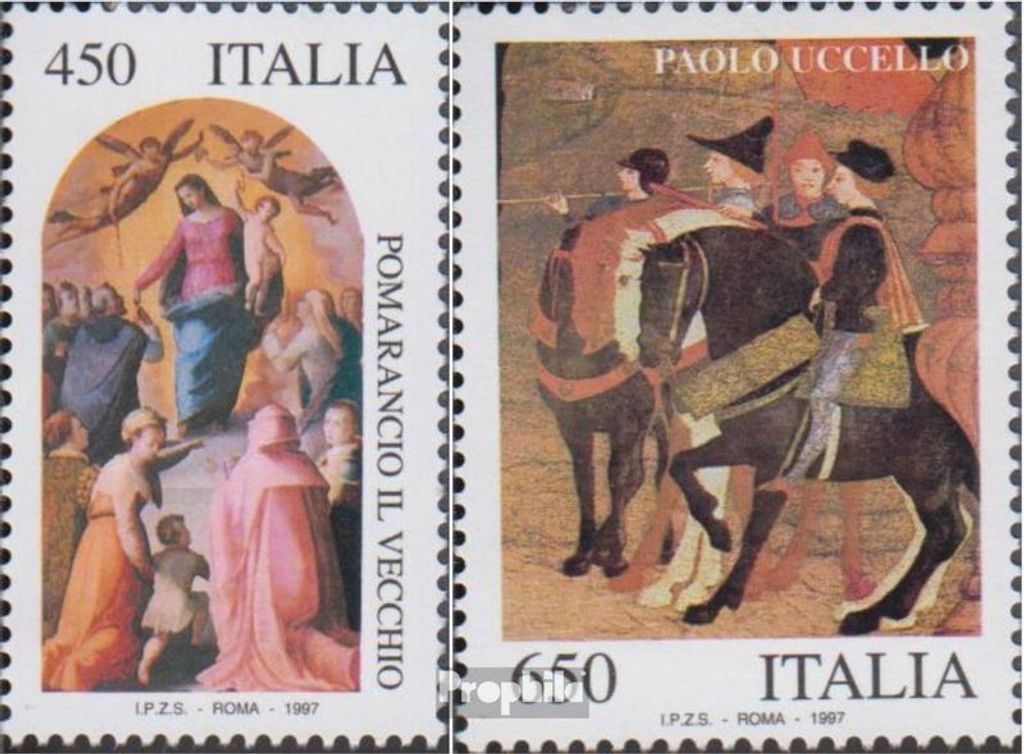 Briefmarken Italien 1997 Mi 2521-2522 (kompl.Ausg.) postfrisch Kulturelles Erbe