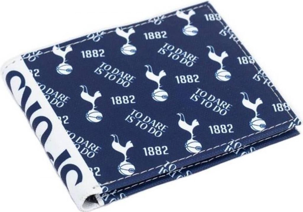 Tottenham Hotspur FC - Brieftasche Wappen BS4713 (Einheitsgröße) (Blau/Weiß)