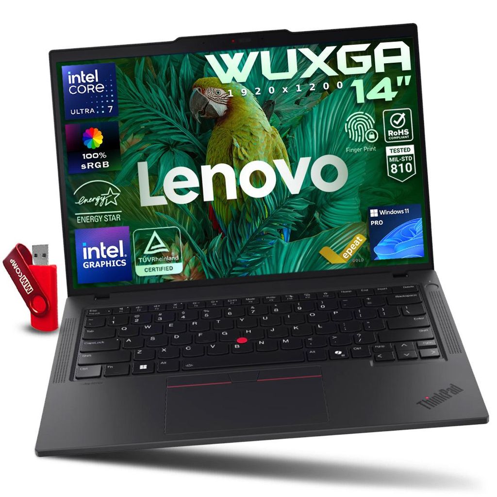 Laptop Lenovo ThinkPad T14 G6 Intel U7 32GB 4TB SSD WUXGA IPS PRESTIŻOWY