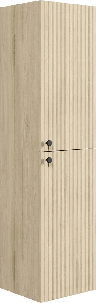 Armoire Saros Chêne clair 140 cm avec 2 portes et pose suspendue