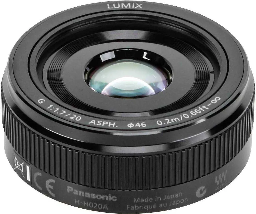 Objectif Pancake Lumix G 20mm f/1.7 II Grand Angle Micro Four Thirds