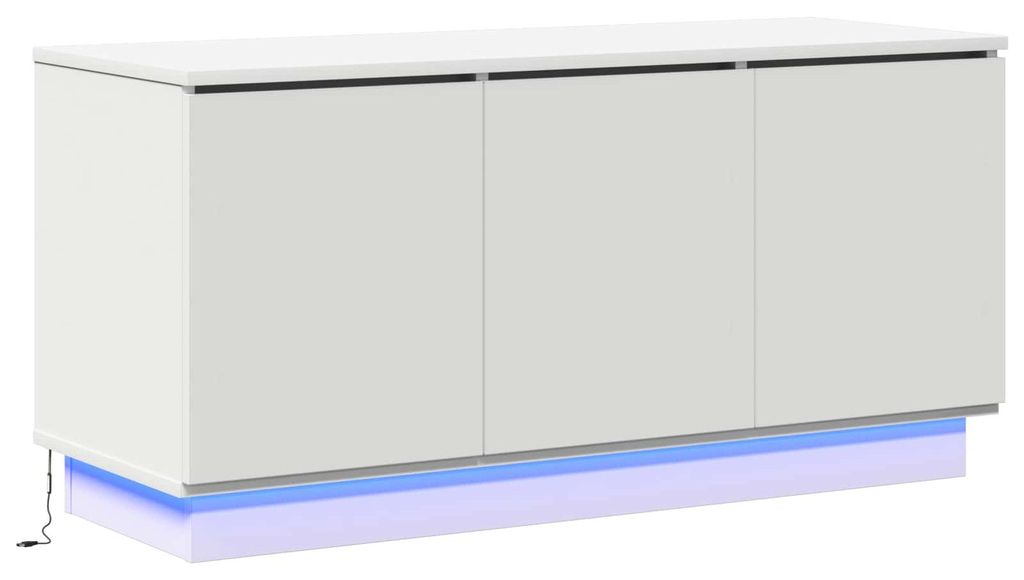 vidaXL TV-Schränk Weiß 100 x 38 x 49 cm Holzwerkstoff Produktbild 