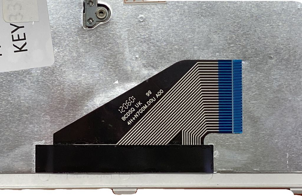 DEUTSCHE - Tastatur Schwarz. Silber Rahmen kompatibel für Lenovo IdeaPad U310 (MAG6BGE)