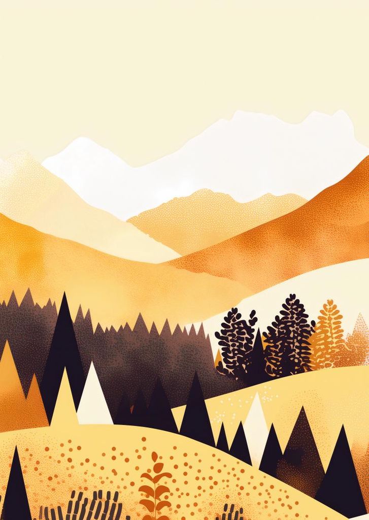 Plakat 67,5x95cm Goldener Westen in Blüte