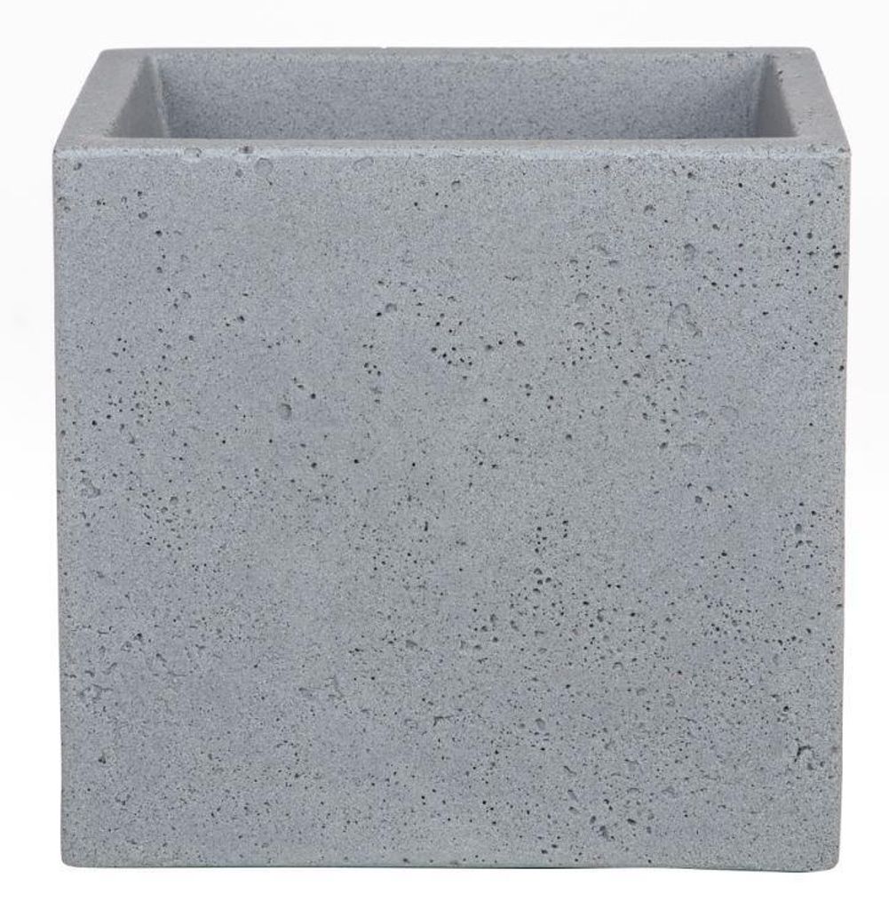 Scheurich 240/40 Pflanzgefäß C-Cube Stony Grey - 38 cm x 38 Produktbild 
