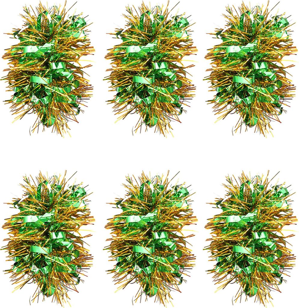 6 Stück Cheerleading-Pompons, elastisches Armband, Pferdeschwanzhalter, Haarseile, Partykostüm, Geschenke, Großpackung für Teamfeier, Volleybal...