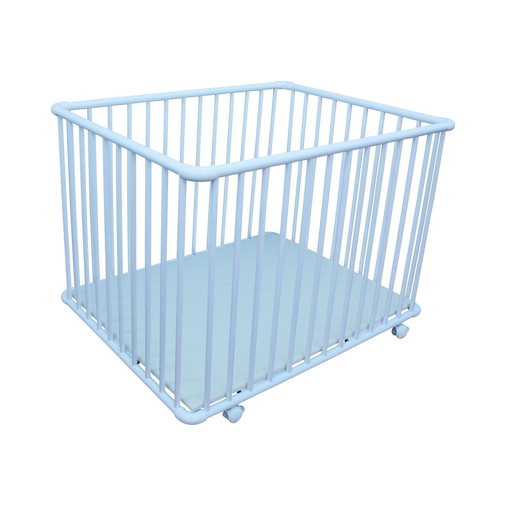 Laufgitter 100 x 80 cm Kiefer massiv weiß