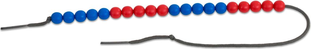 Betzold Rechenketten bis 20, Farbe: rot/blau, Ausführung: 50 cm, 2 Stück