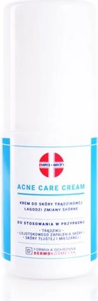 Soin Anti-Acné Beta-Skin 75 Ml : Crème Visage Peaux Grasses et Mixtes