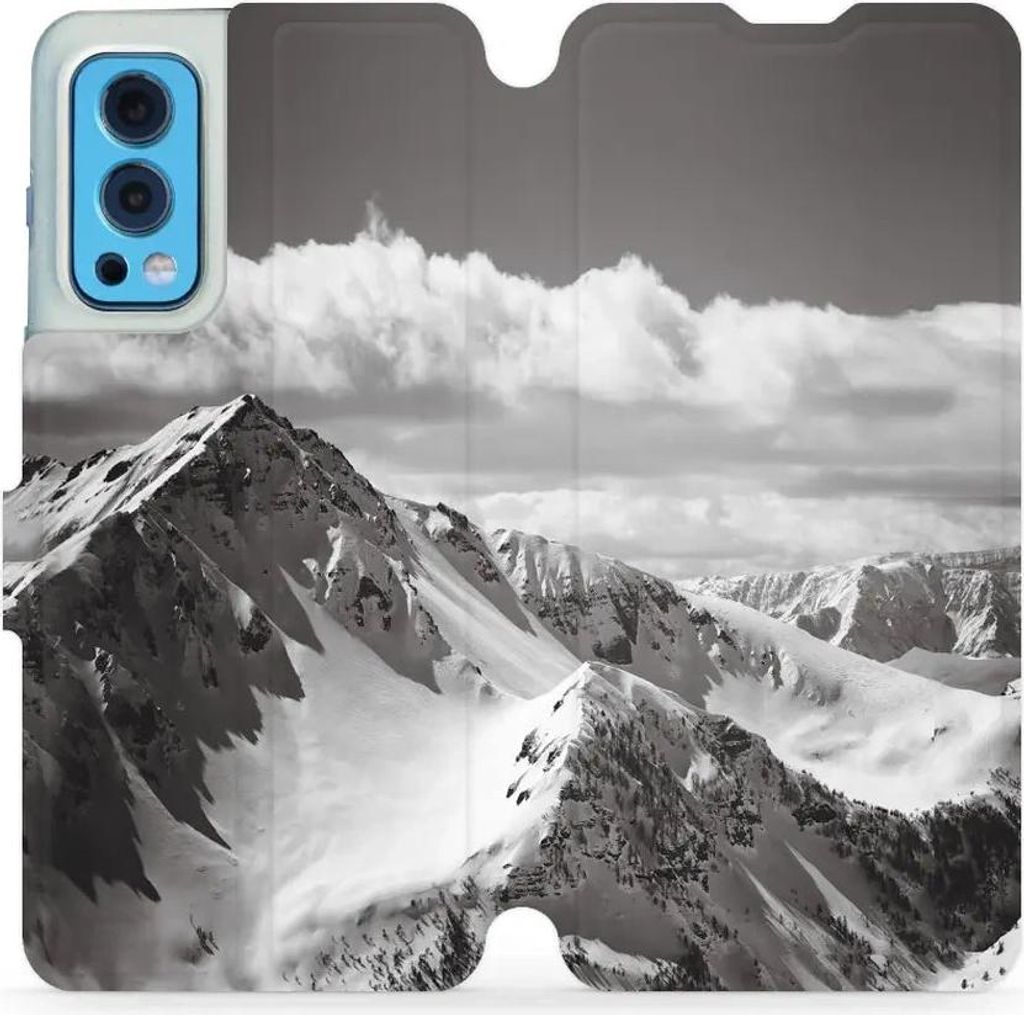 Handyhülle mit klappe für OnePlus Nord 2 5G, Mobiwear Book, Berggipfel