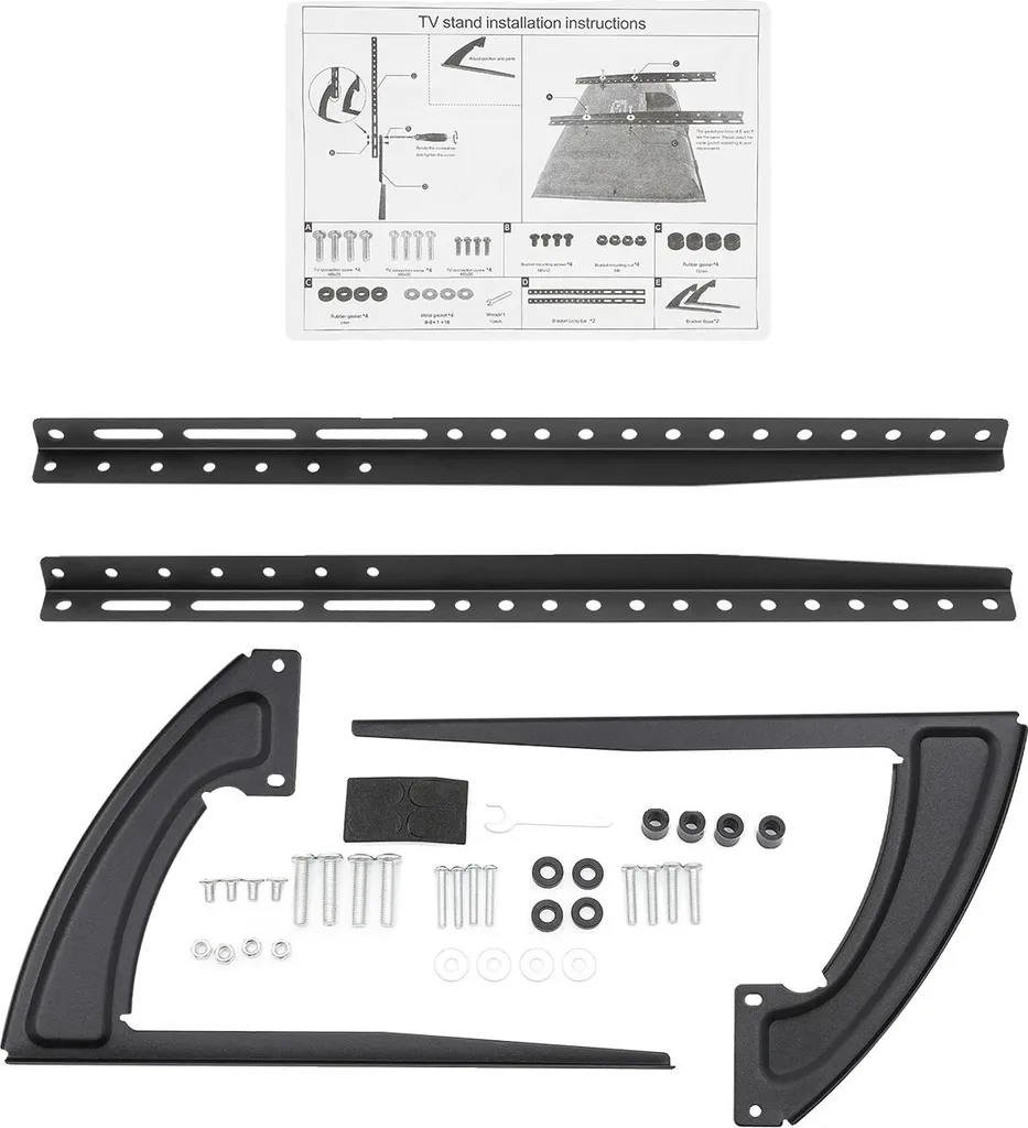 Support TV Universel pour Grand Écran de 32 à 70 Pouces avec Pied Stable