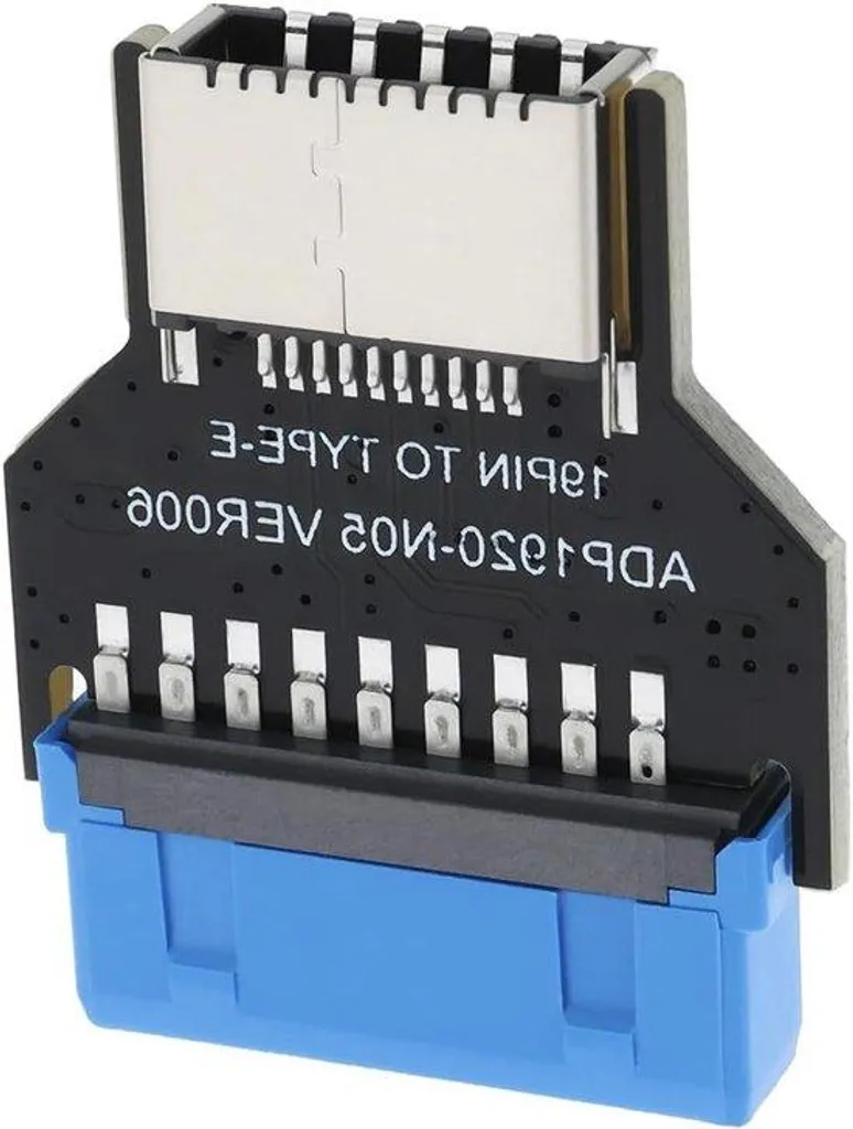 Adaptateur USB 3.0 vers USB-C 19 Broches - Connecteur Haute Vitesse PC