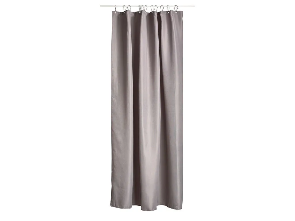 Tenda Doccia Zone Denmark Lux Grigia - 100% Lavabile, Anti-Schizzi