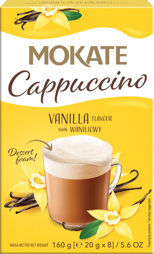 Mokate Cappuccino Vanilla 160 g Obrázek produktu 