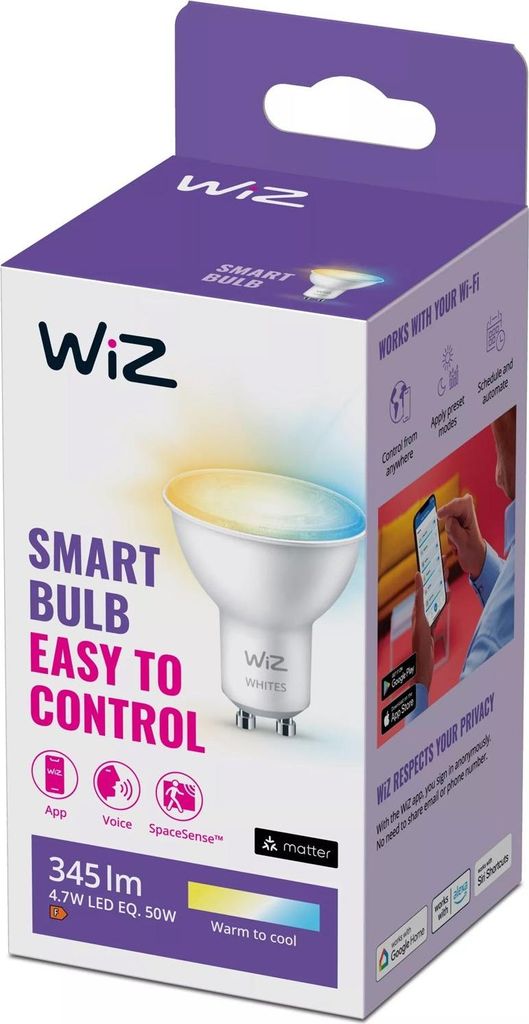 Wiz Smart Glühbirne 8718699787110 GU10 50 W 2700 K 6500 K 400 lm