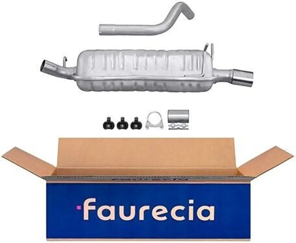 Pot d'échappement arrière pour Renault Megane I - Modèle HELLA 8LD 366 034