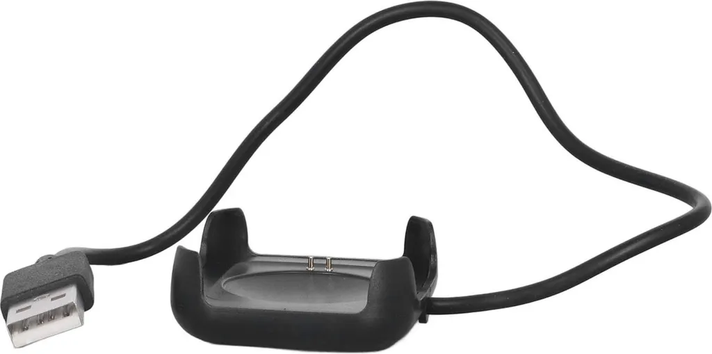 Cavo Di Ricarica USB Compatibile Con Smartwatch ANSUNG K22 E CyberDyer - Caricatore Da Viaggio Nero - 3