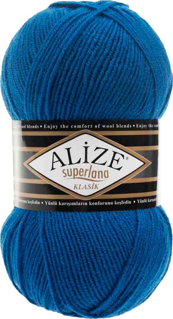 Alize Superlana Klasik 100g Strickgarn Strickwolle 25% Wolle, Farbwahl