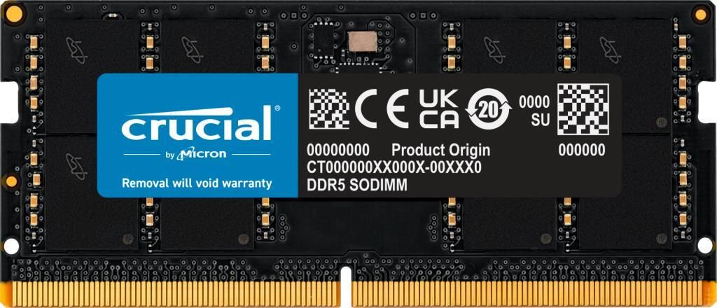Crucial CT32G48C40S5T Speichermodul 32 GB 1 x 32 GB DDR5 4800 MHz ECC (CT32G48C40S5T)