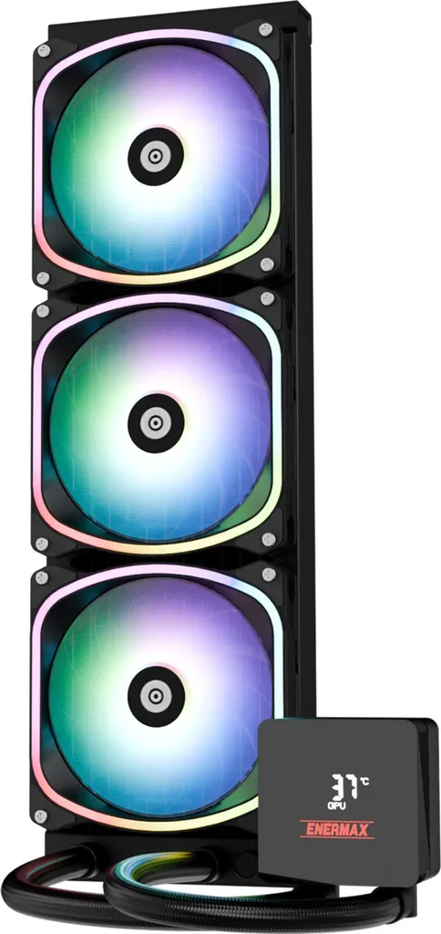 Kit Watercooling AIO 360mm Enermax Aquafusion II avec Éclairage ARGB SquA - 3
