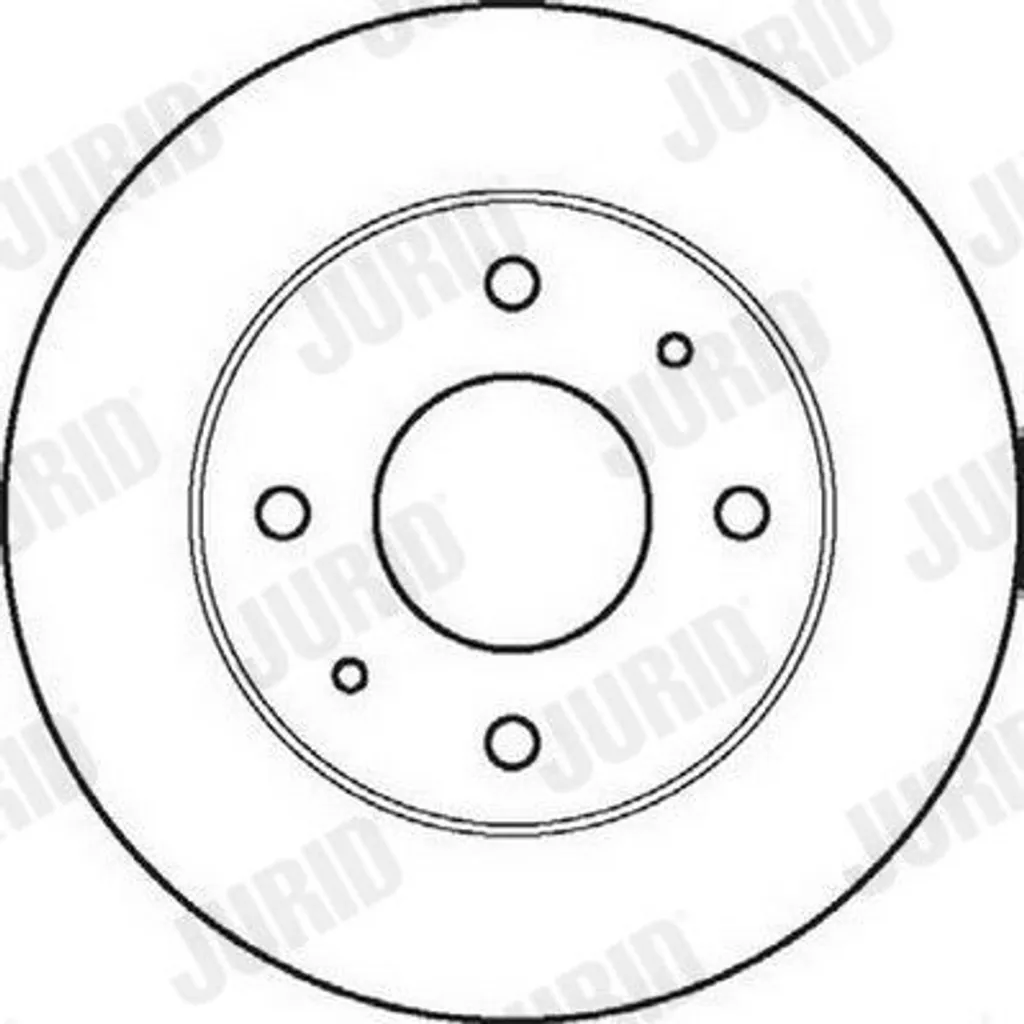 Disques JURID 561861JC : Stop aux Vibrations au Freinage sur FIAT PUNTO