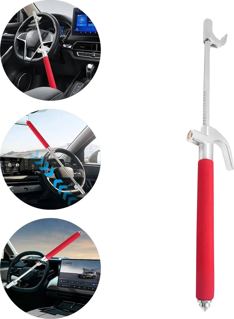 Antivol volant télescopique en fer forgé ultra résistant pour SUV