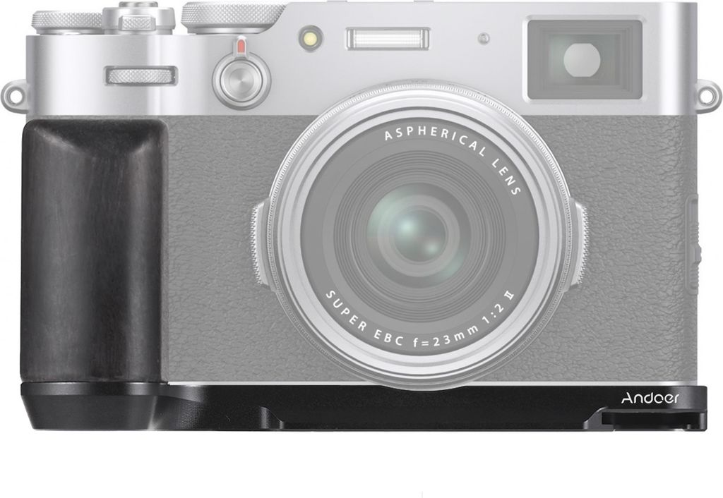 Andoer Kamera L-foermige Schnellwechselplatte Live-Streaming-Fotografie Vlog-Erweiterungshalterung Kameragriff Ersatz fuer die Fujifilm X100VI-Kamera