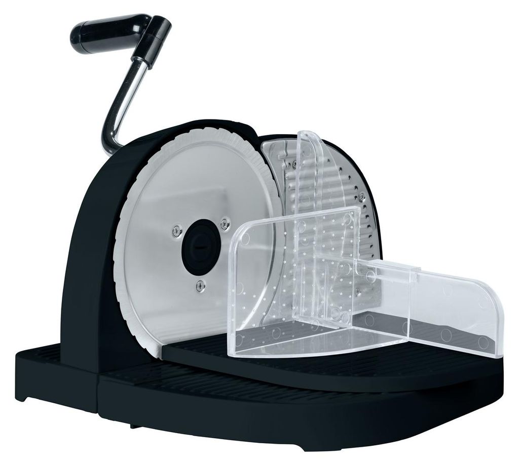 WENKO Brotschneidemaschine Schwarz, inkl. Restehalter Produktbild 