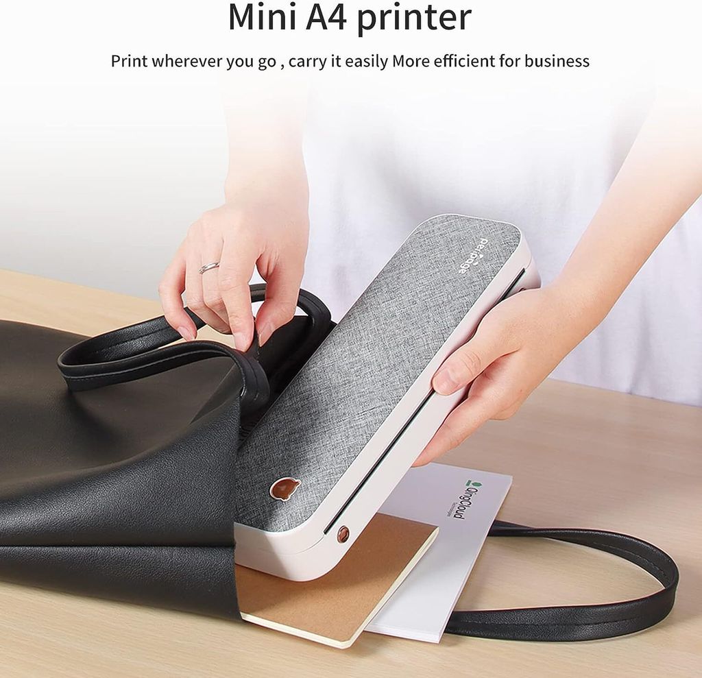 PeriPage Mobiler Drucker A4 Labelprinter für Unterwegs, Produktbild 5