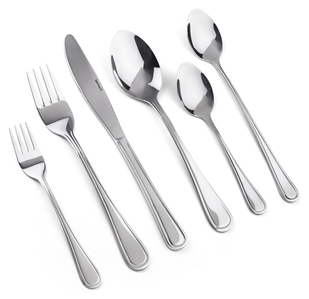 LAMART LT5006 Set de couverts 48 pièces CARMEN, acier Image du produit 