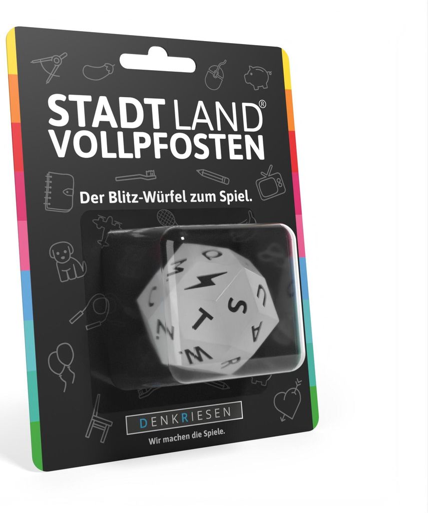 DENKRIESEN - STADT LAND VOLLPFOSTEN® - Würfel Produktbild 