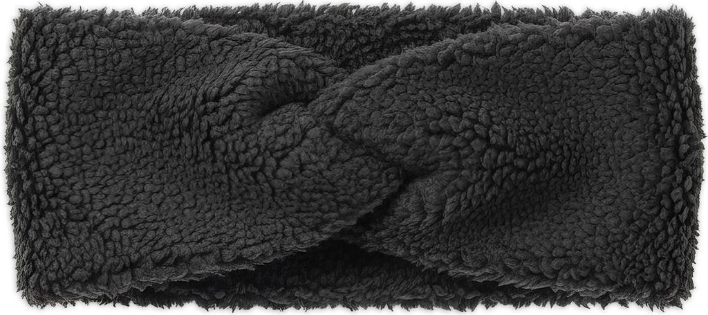 styleBREAKER Damen Stirnband Teddyfleece Optik mit Twist Knoten | Weiches Winter Haarband elastisch | Warmes Kopfband Ohrenwärmer 56-59 cm