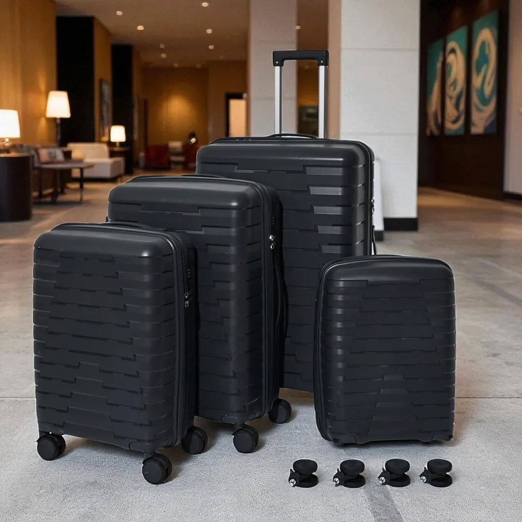 Ensemble 4 Valises Shanghai pour Voyages en Famille et Séjours Longs