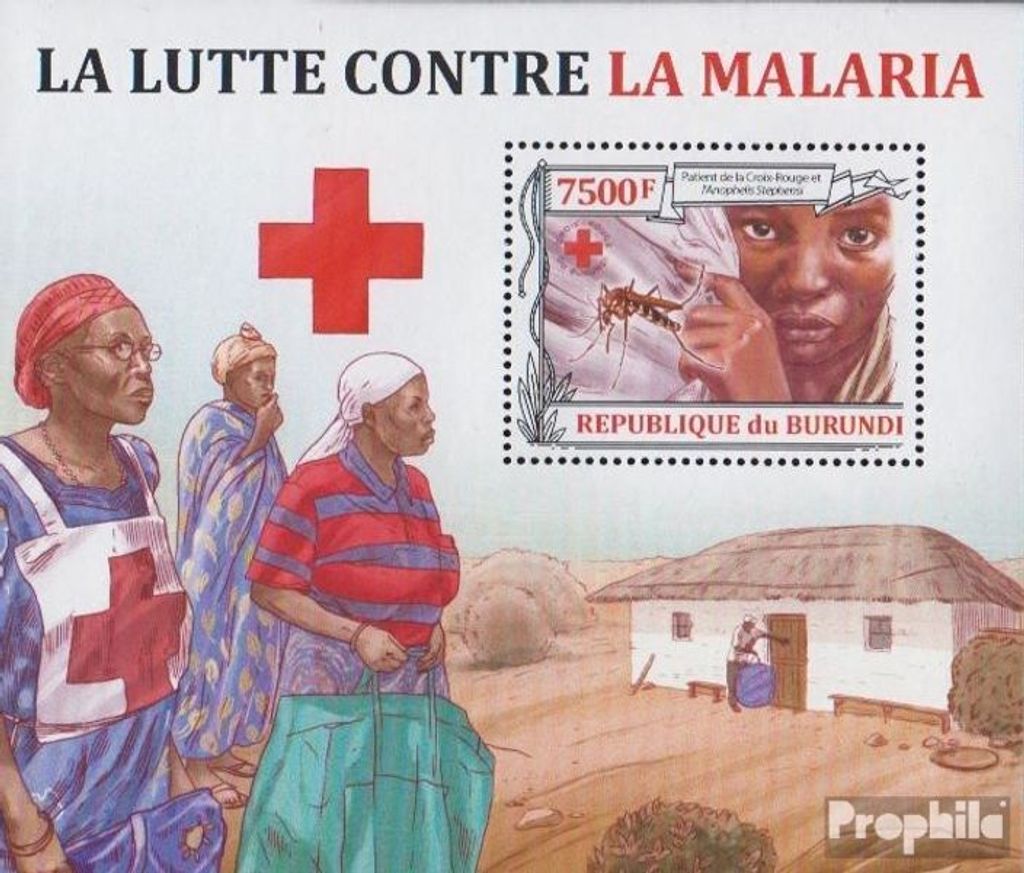 Briefmarken Burundi 2013 Mi Block356 (kompl.Ausg.) postfrisch Malariabekämpfung